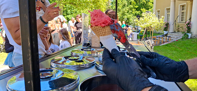 lody rzemieslnicze na pikniku