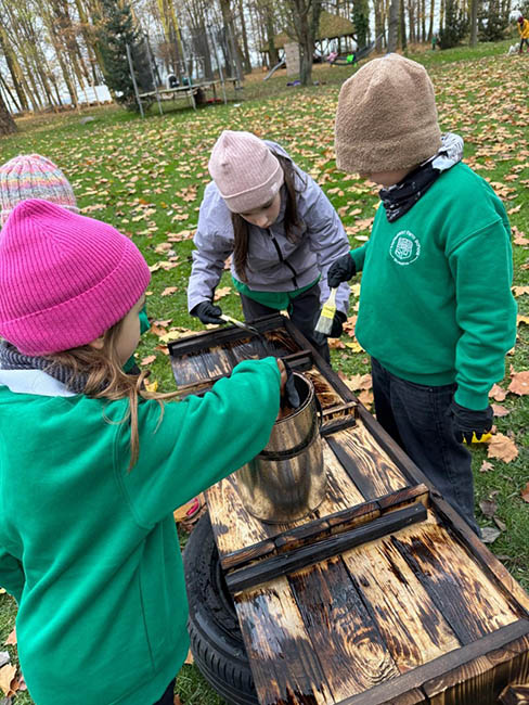 opalanie karbonizacja gniazdo dla kur