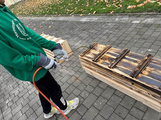 przygotowanie gniazda dla niosek