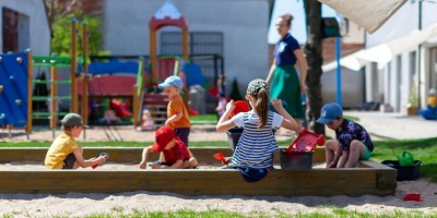 Sunny weather at Montessori Kindergarten